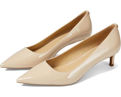 michael kors pump fluweel|michael kors kitten heel pump.